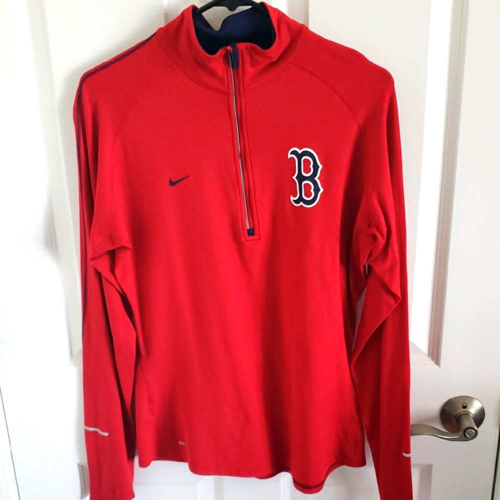 Nike Boston Red Sox Quarter-Zip Pullover